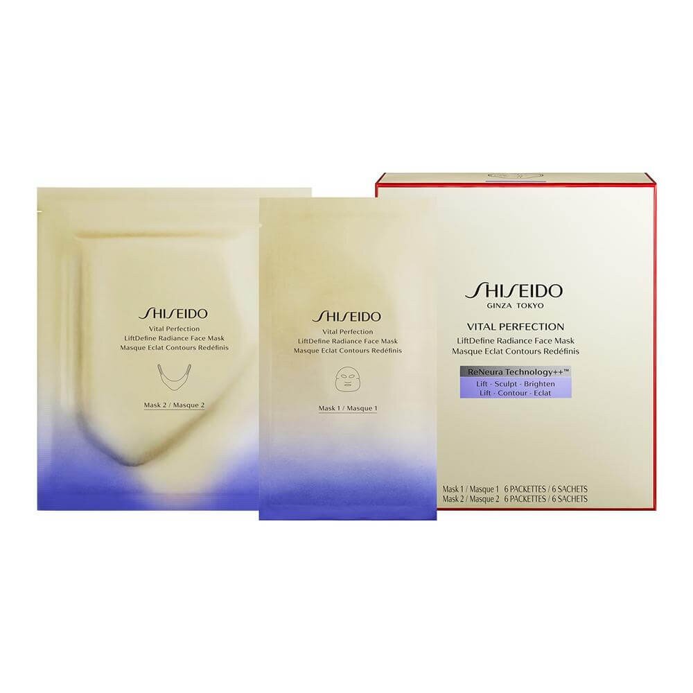 Shiseido Vital Perfection Radiance Face Mask Set 6 kos
