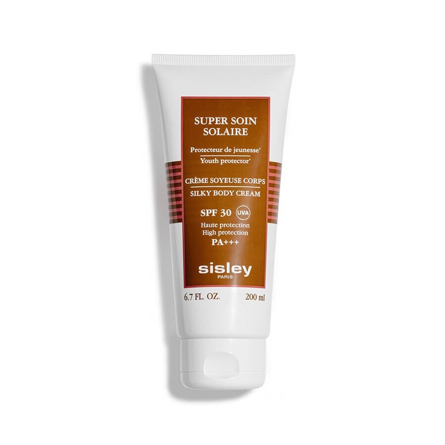 Sisley Super Soin Solaire Silky Body Creme SPF30 Krema Za Zaščito Pred Soncem 200 ml