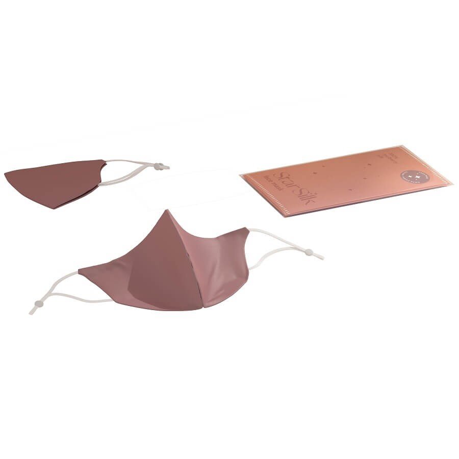 StarSilk Svilena Maska Za Obraz Purple Dawn Nego Obraza 1 kos