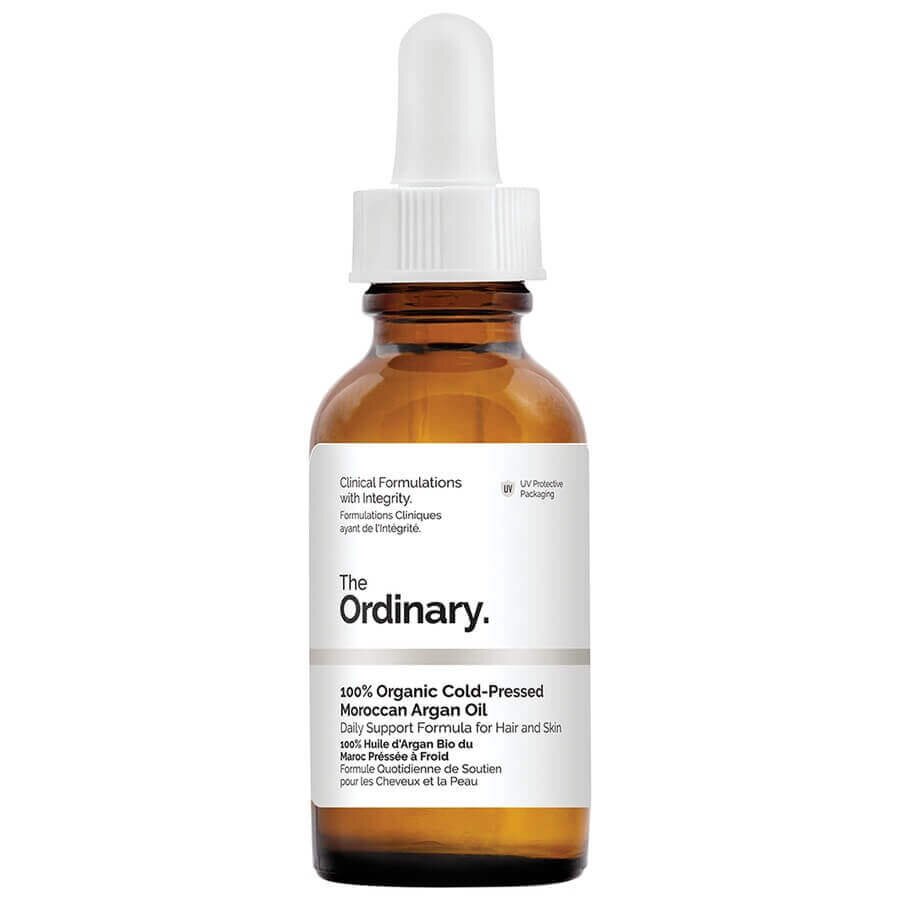 The Ordinary Olja Za Obraz 100 % Cold-Pressed Moroccan Argan Oil Olje Nego Obraza 30 ml