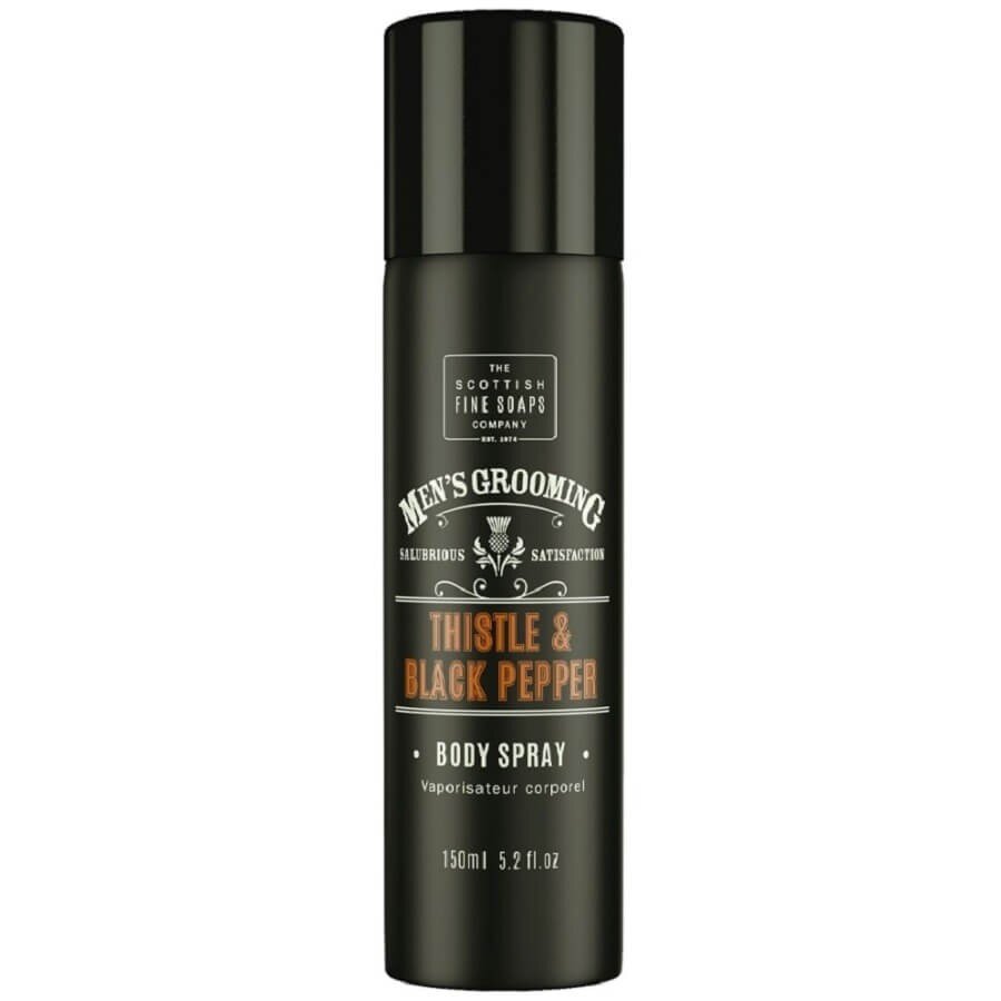 The Scottish Fine Soaps Men's Grooming Thisle & Black Pepper Body Spray Sprej Za Telo 150 ml