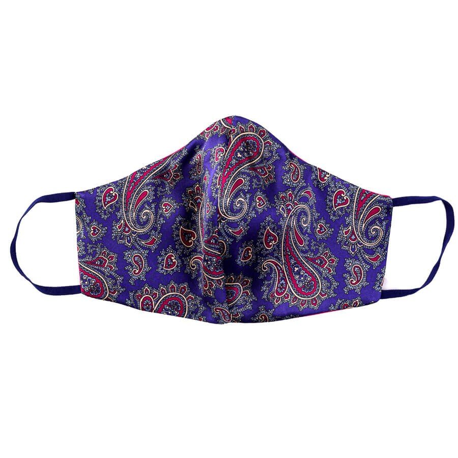 Tie-Me-Up! Silk Mask London Paisley For Men Maska Za Obraz 1 kos