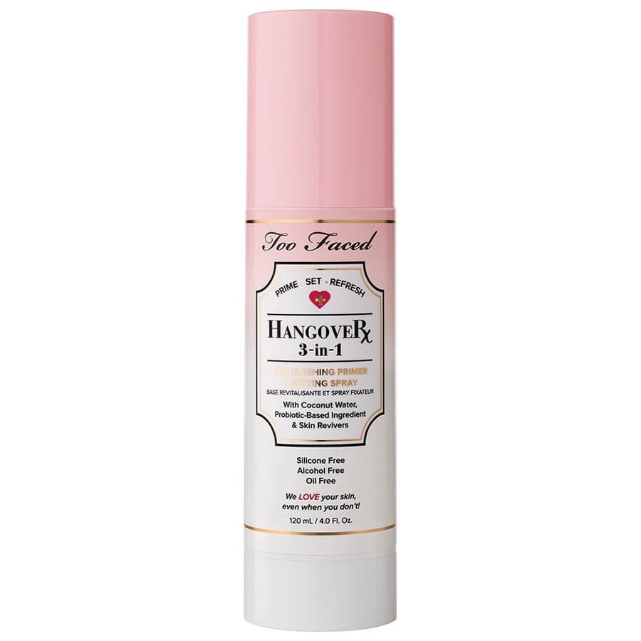 Too Faced Hangover 3-in-1 Replenishing Primer & Setting Spray Sprej Za Nego Obraza 120 ml
