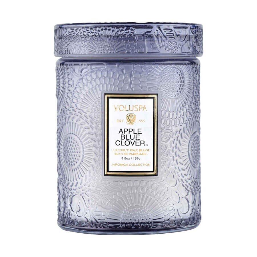 VOLUSPA Apple Blue Clover Small Jar Candle Dišeča Sveča 156 g