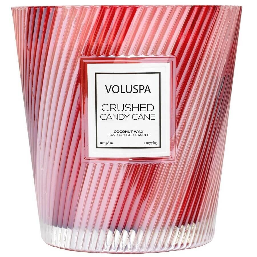 VOLUSPA Crushed Candy Cane 3 Wick Hearth Candle Dišeča Sveča 1077 g
