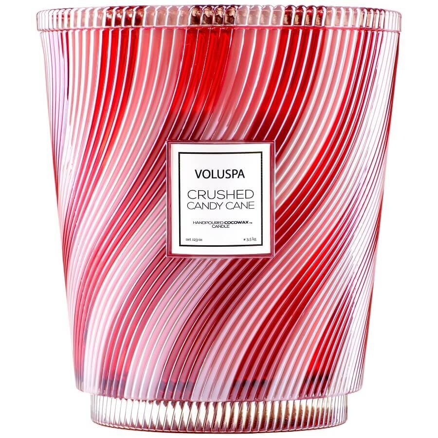 VOLUSPA Crushed Candy Cane 5 Wick Hearth Candle Dišeča Sveča 3500 g