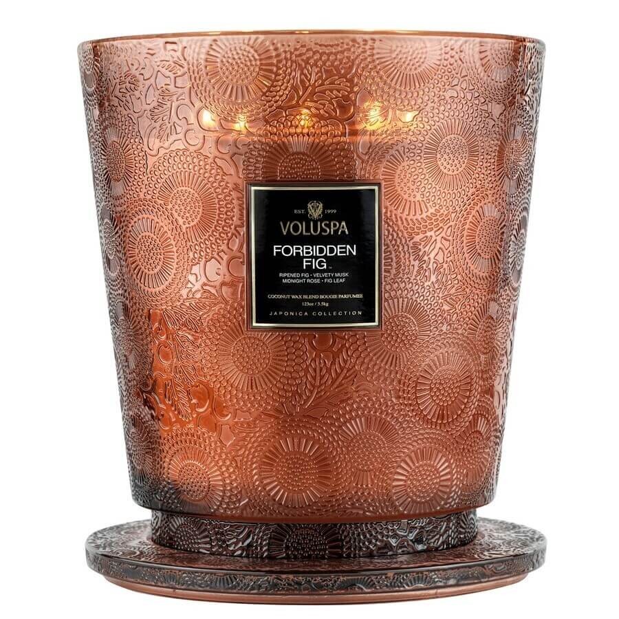 VOLUSPA Forbidden Fig 5 Wick Hearth Candle Dišeča Sveča 3500 g