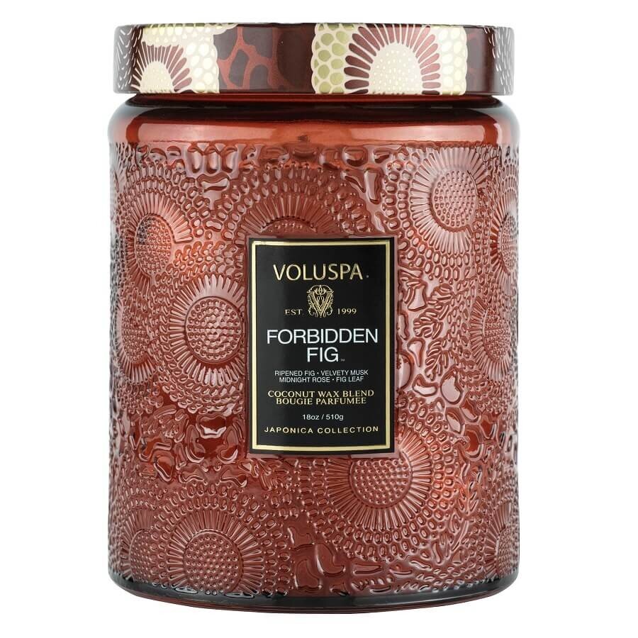 VOLUSPA Forbidden Fig Large Jar Candle Dišeča Sveča 510 g