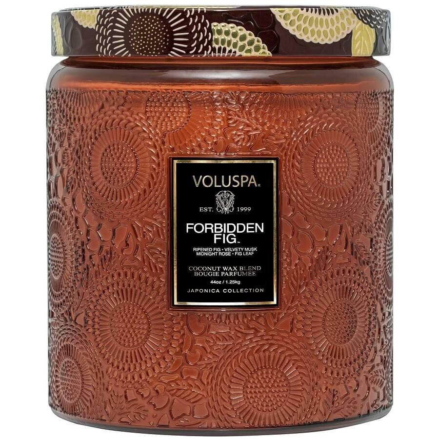 VOLUSPA Forbidden Fig Luxe Jar Dišeča Sveča 1250 ml