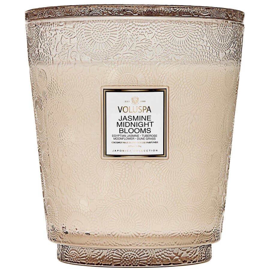 VOLUSPA Jasmine Midnight Blooms 5 Wick Hearth Candle Dišeča Sveča 3500 g