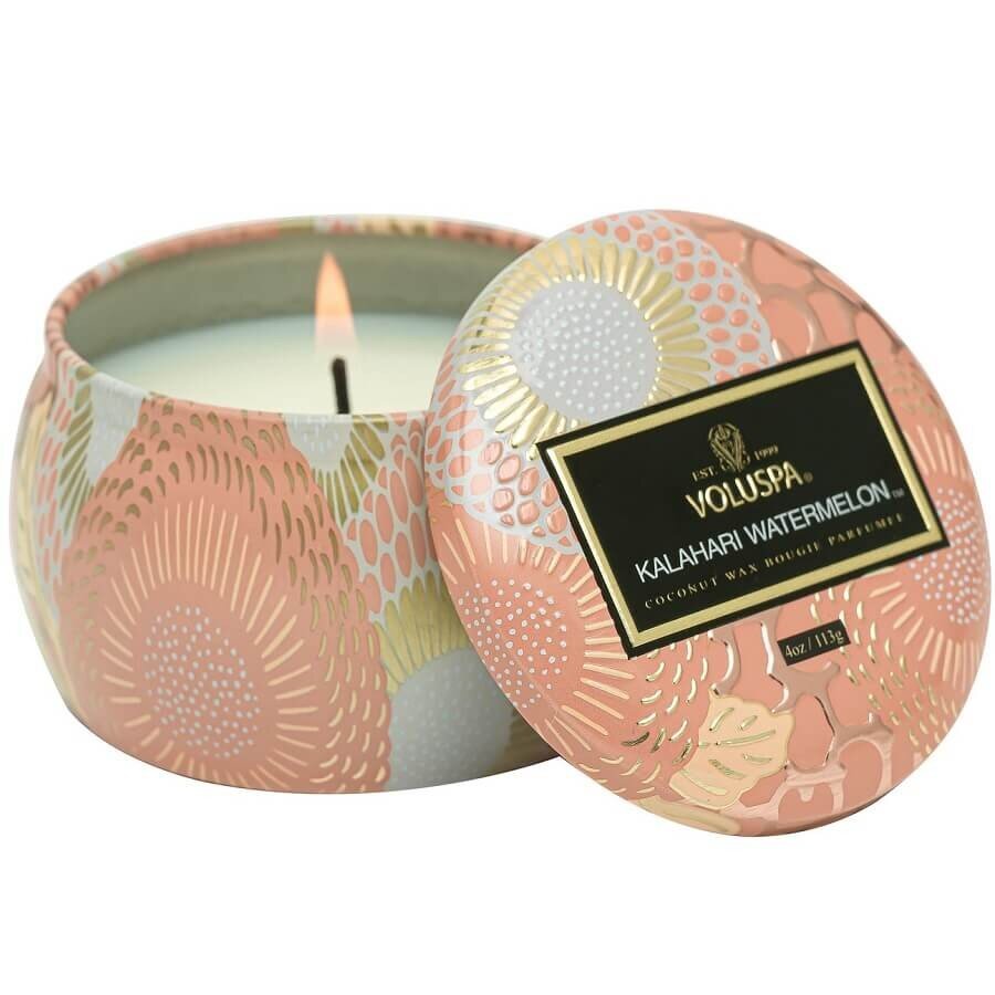 VOLUSPA Kalahari Watermelon Mini Tin Candle Dišeča Sveča 113 g