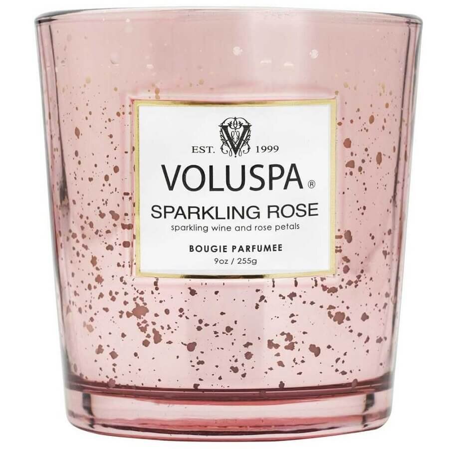 VOLUSPA Sparkling Rose Classic Speckle Candle Dišeča Sveča 255 g