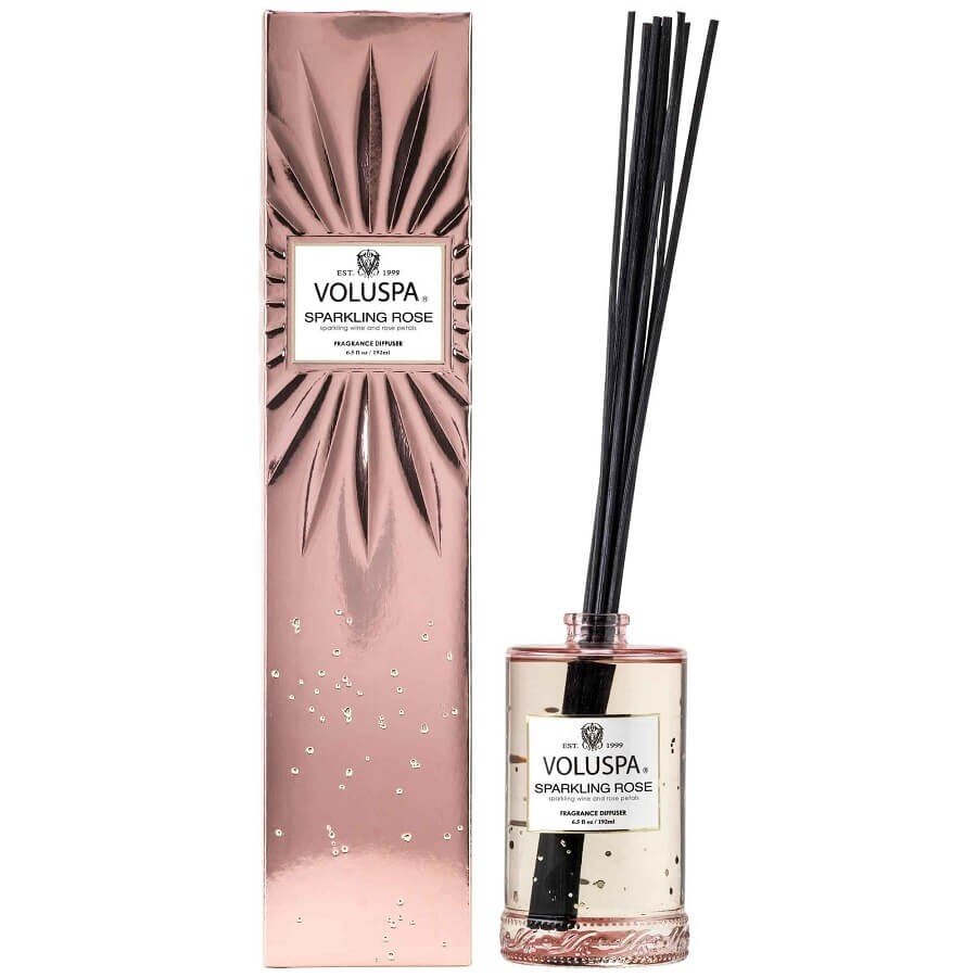 VOLUSPA Sparkling Rose Reed Diffuser Dišeče Palčke 192 ml