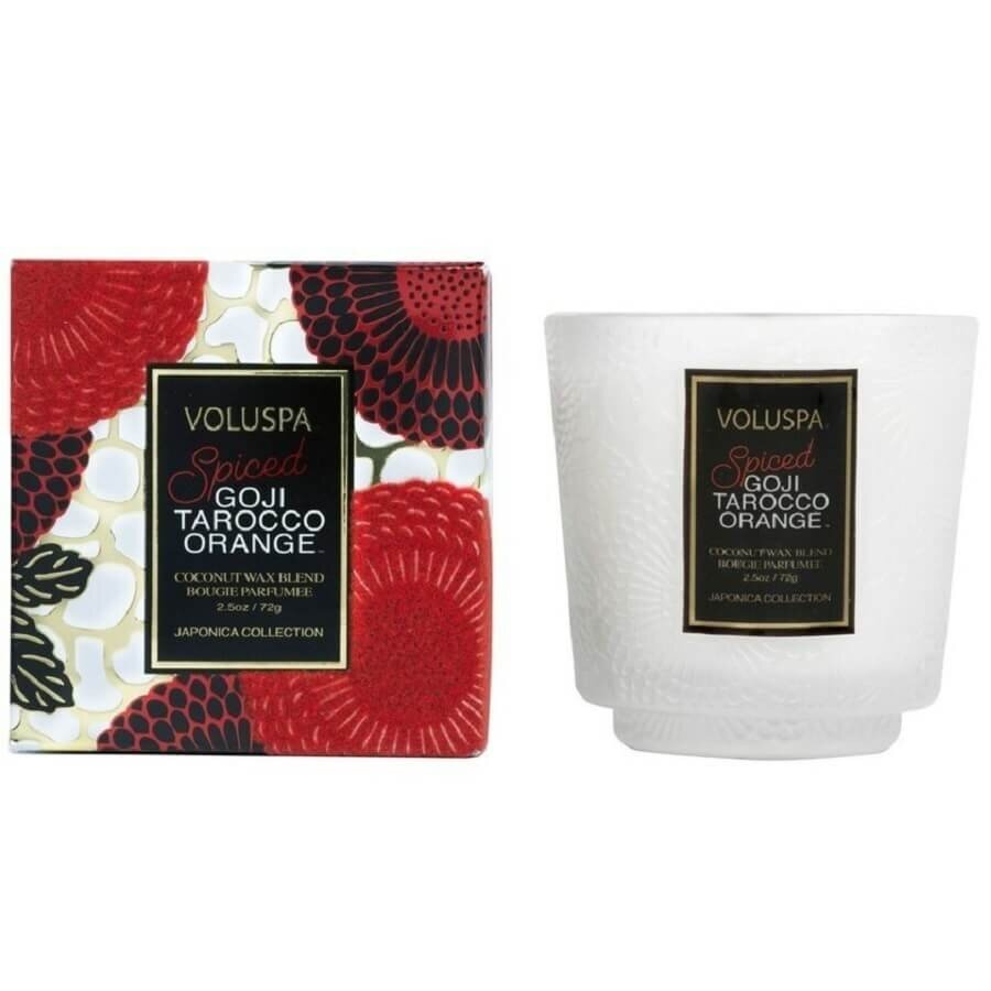 VOLUSPA Spiced Goji Tarocco Orange 2.5oz PED Dišeča Sveča 72 g