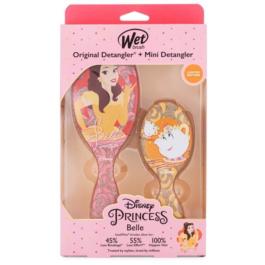 Wet Brush Krtače Za Lase Original Detangler Disney Princess Belle Set 1 kos