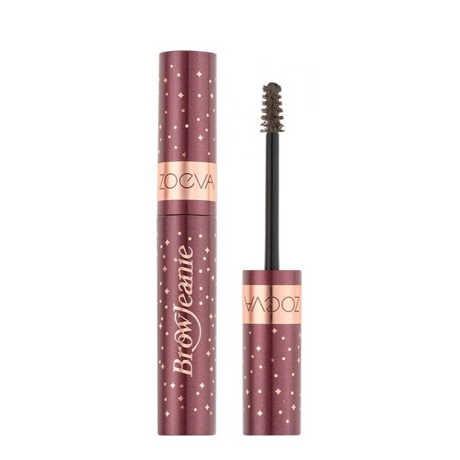 ZOEVA Brow Jeanie Boosting Fibre Gel Black Brown Za Obrvi 35 ml