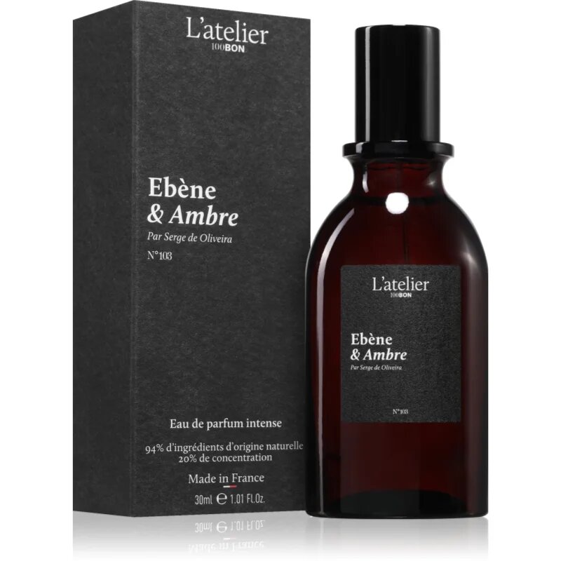 100BON Ebène & Ambre parfumska voda intense uniseks 30 ml