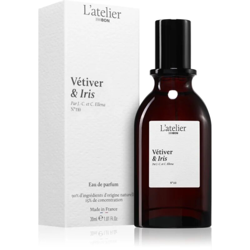 100BON Vétiver & Iris parfumska voda uniseks 30 ml