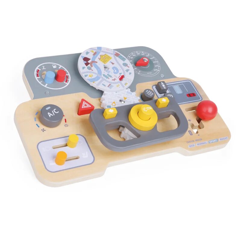 2Kids Toys Activity Board Car aktivnostna igrača 12m+ 1 kos