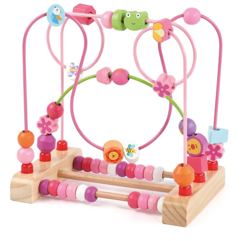 2Kids Toys Bead Maze Meadow motorični labirint 18m+ 1 kos
