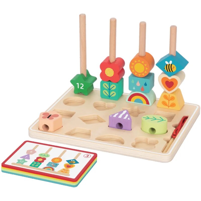 2Kids Toys Card Sorting Game Meadow aktivnostna igrača 18m+ 30 kos