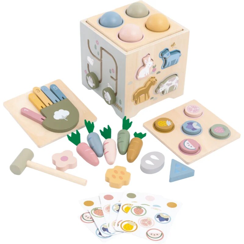 2Kids Toys Motor Activity Cube aktivnostna igrača 12m+ 37 kos