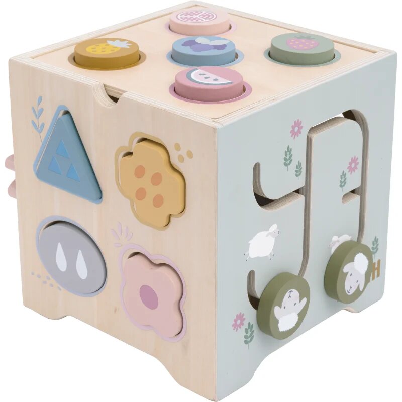 2Kids Toys Motor Activity Cube aktivnostna igrača 12m+ 37 kos