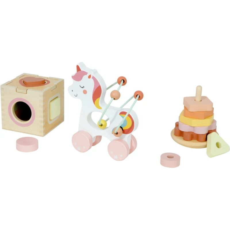 2Kids Toys Motor Skills Toys 3 in 1 Unicorn komplet igrač 3 kos