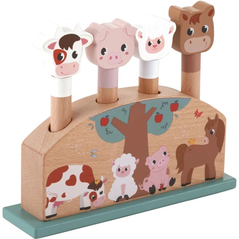 2Kids Toys Pop-up Toy Farm aktivnostna igrača 12m+ 1 kos