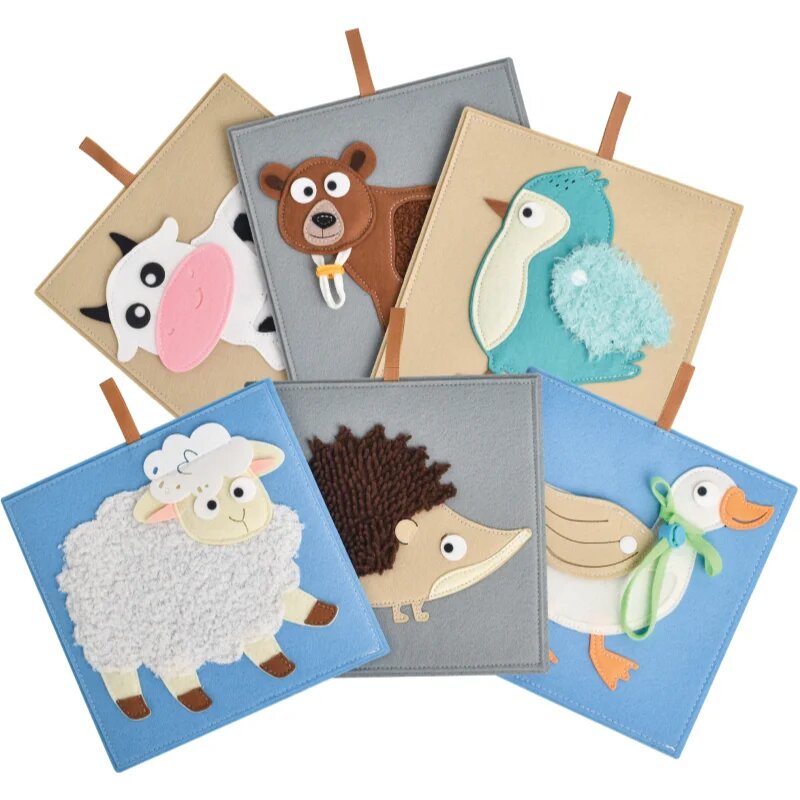 2Kids Toys Sensory Pictures Animals slikanica 6 kos
