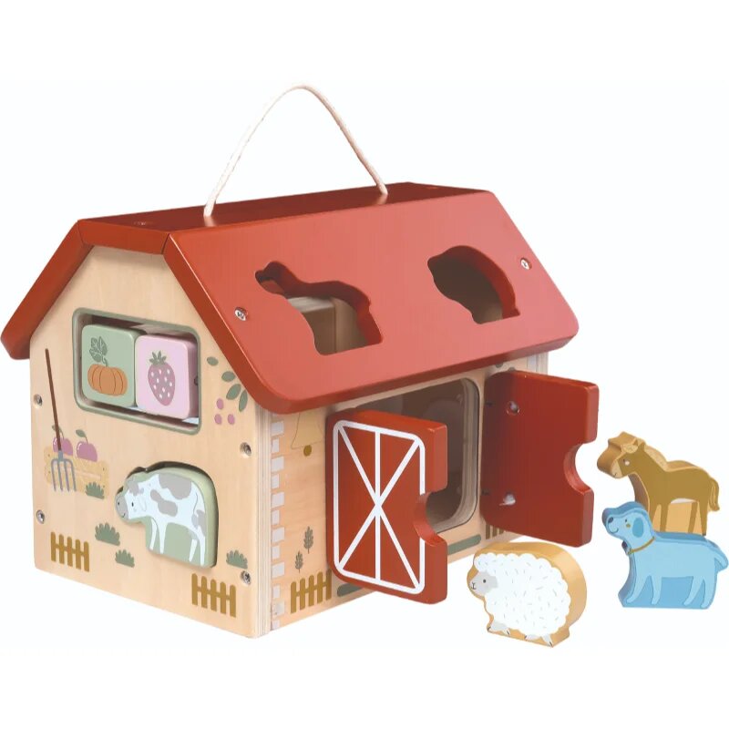 2Kids Toys Shape Sorter Farm Animals aktivnostna vstavljanka 6 kos