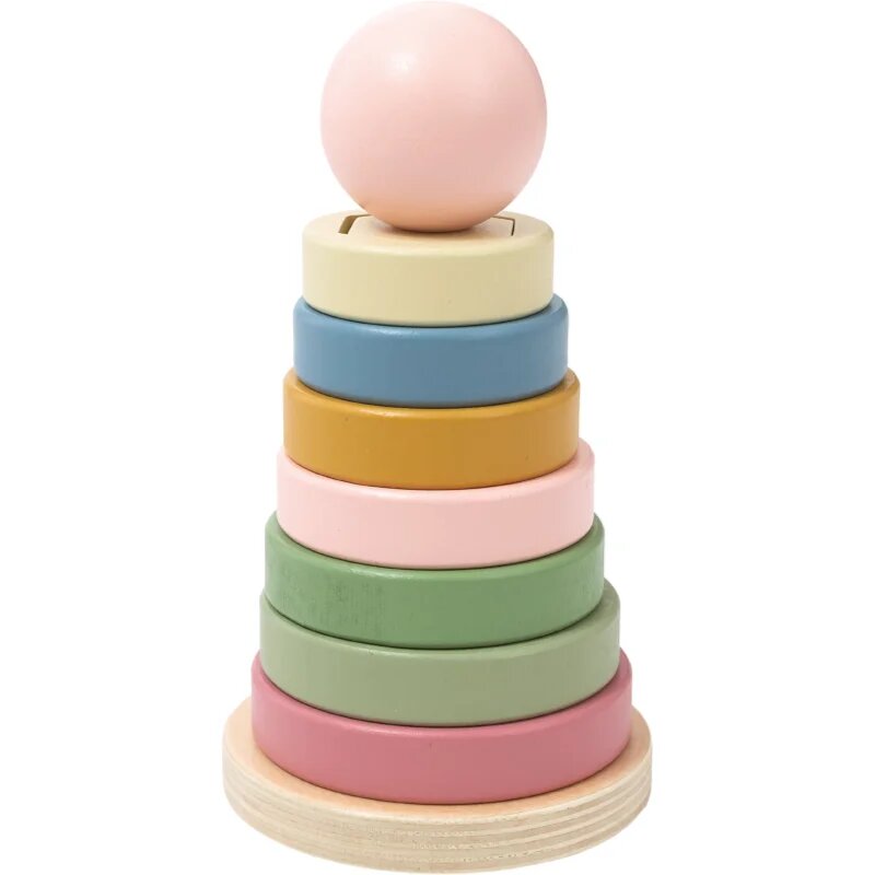 2Kids Toys Stacking Tower Toy natikanka z obročki 12m+ 1 kos