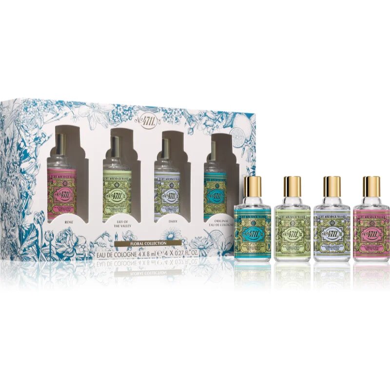 4711 Floral Collection Miniature Set darilni set uniseks 4x8 ml