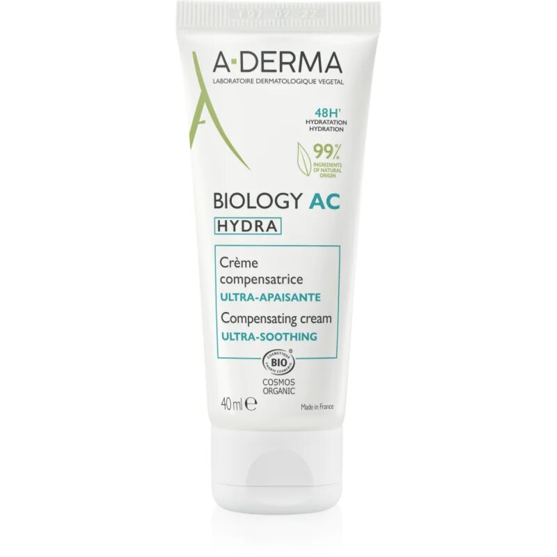 A-Derma Biology AC Hydra vlažilna in pomirjujoča krema z 48-urnim učinkom 40 ml