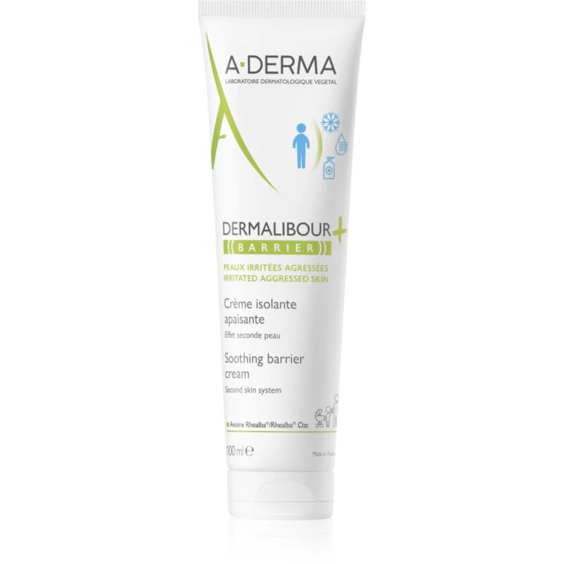 A-Derma Dermalibour+ Barrier pomirjujoča krema za zaščito kože 100 ml