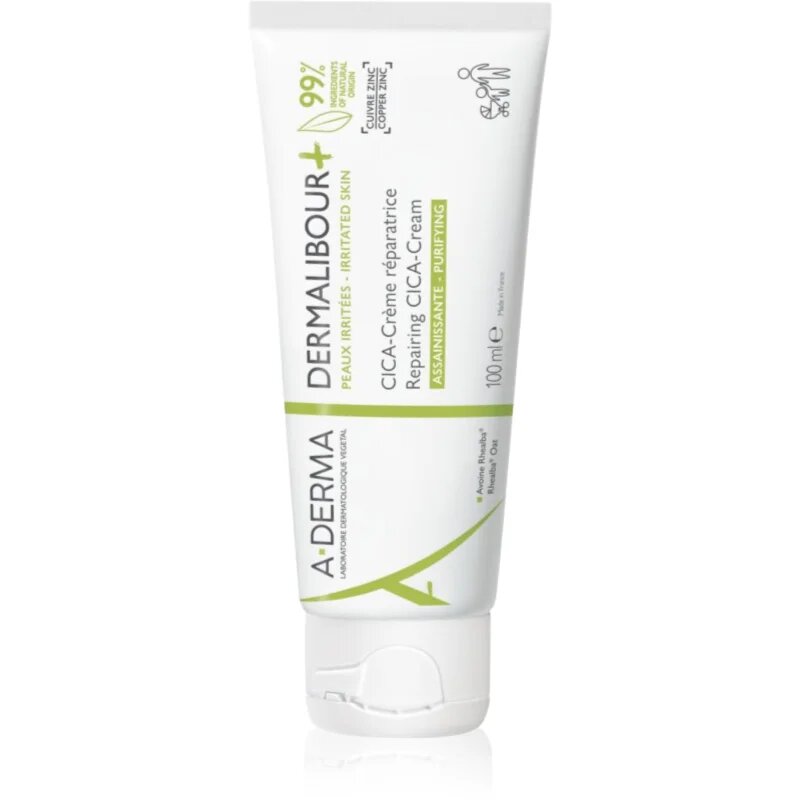 A-Derma Dermalibour+ regeneracijska krema za razdraženo kožo 100 ml