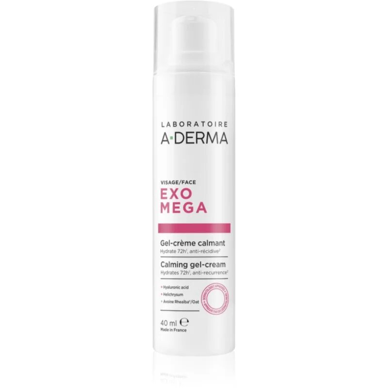 A-Derma Exomega Calming Gel-Cream vlažilna in pomirjajoča gel krema 40 ml