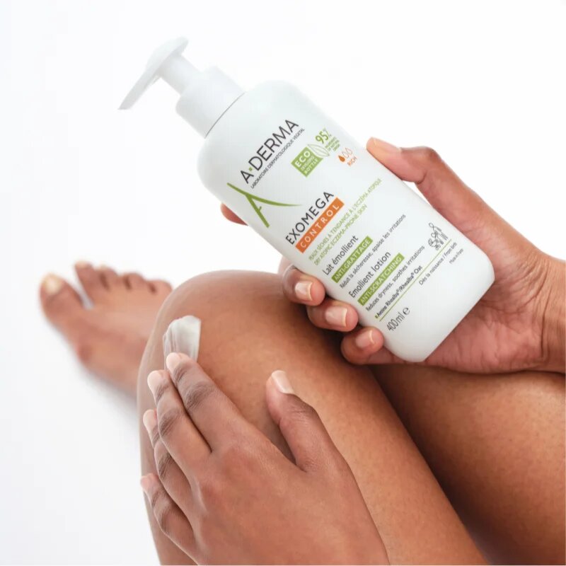 A-Derma Exomega Control Emollient Lotion losjon za telo proti draženju in srbenju kože 400 ml