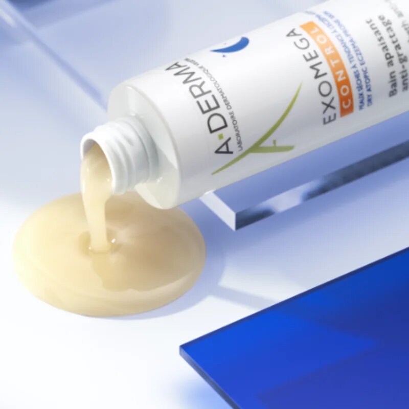 A-Derma Exomega Control Soothing Bath Anti-Scratch pomirjajoča kopel proti draženju in srbenju kože 200 ml