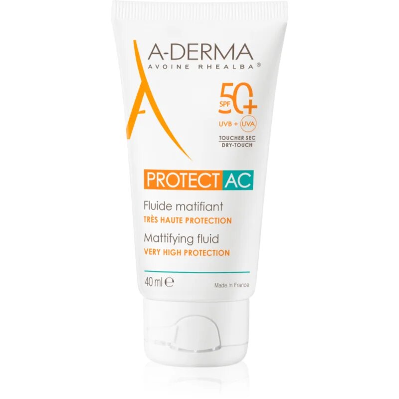 A-Derma Protect AC Mattifying Fluid fluid za matiranje SPF 50+ 40 ml