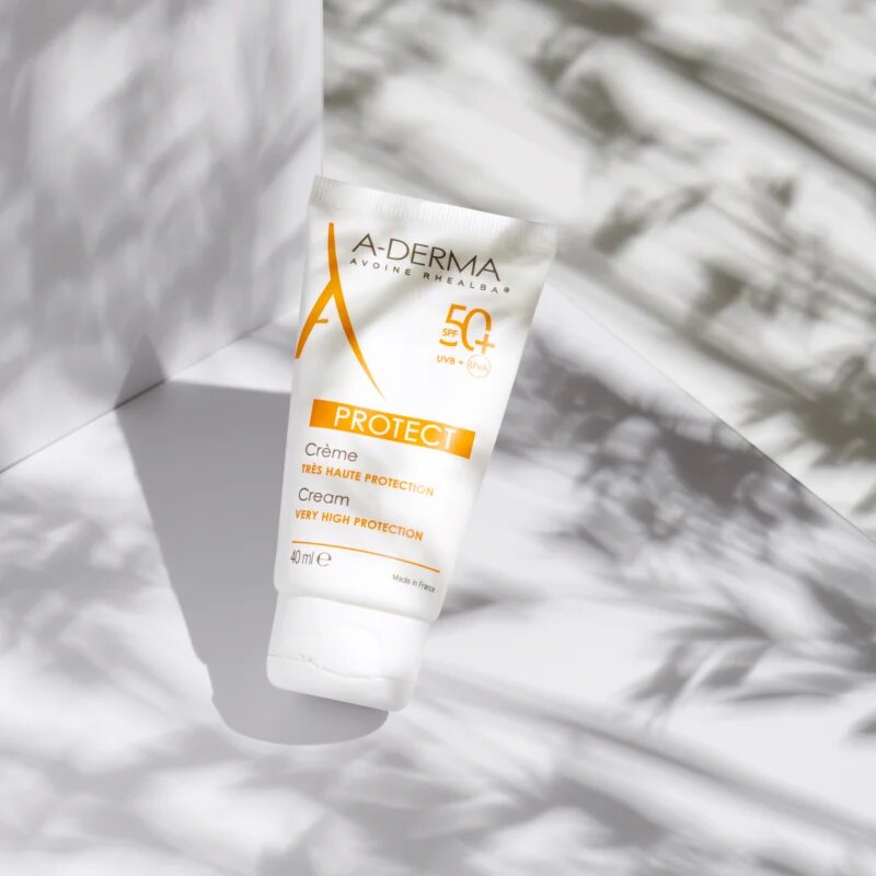 A-Derma Protect Cream zaščitna krema za normalno in suho kožo SPF 50+ 40 ml