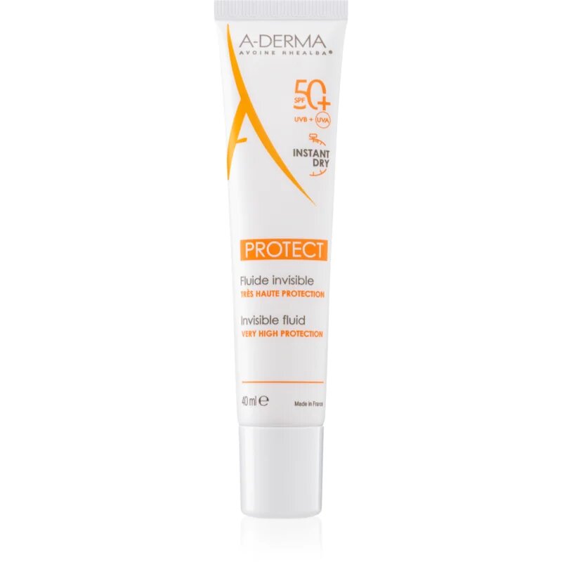 A-Derma Protect Invisible Fluid zaščitni fluid SPF 50+ 40 ml