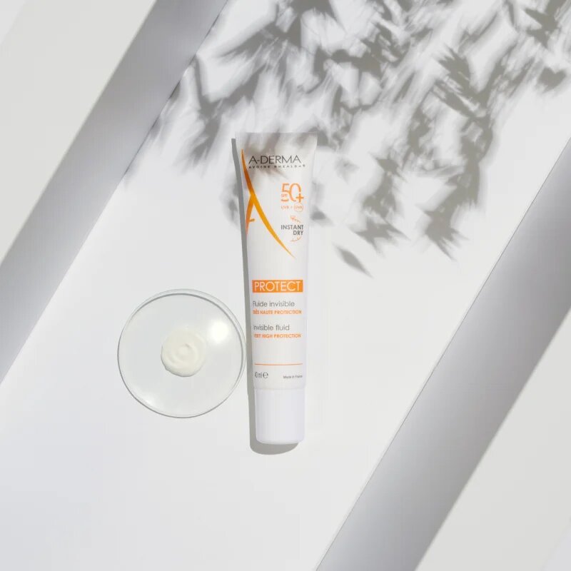 A-Derma Protect Invisible Fluid zaščitni fluid SPF 50+ 40 ml
