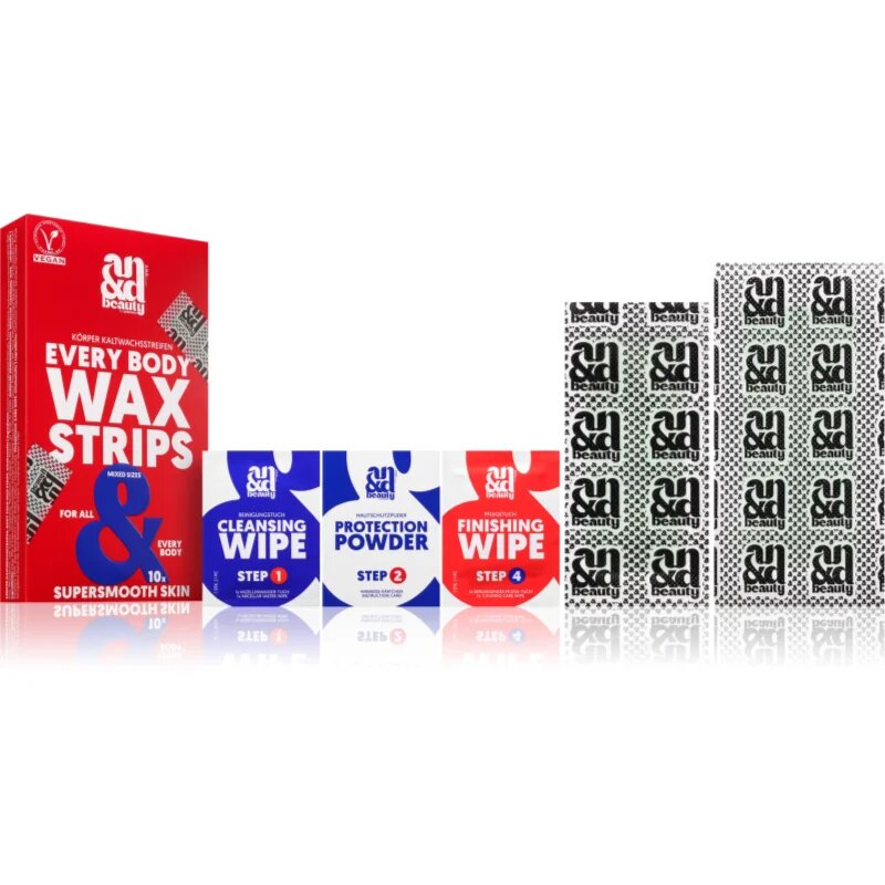 A.N.D. Beauty Wax Strips Every Body depilacijski trakovi za telo 2x10 kos