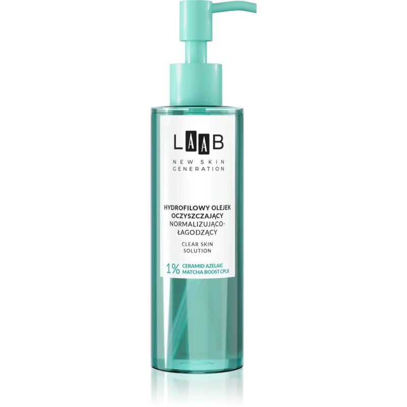 AA Cosmetics LAAB Clear Skin Solution pomirjajoče čistilno olje za mastno in mešano kožo 200 ml