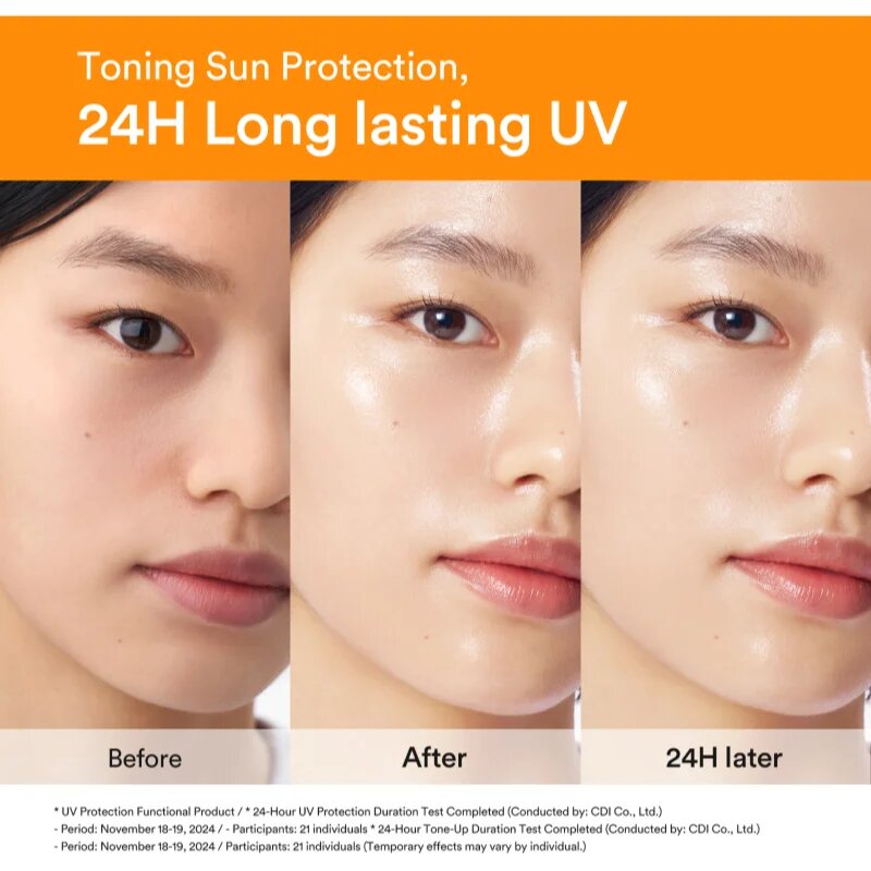 Abib Glutathiosome CC Sunscreen Toning Tube zaščitni tonirani fluid za obraz s posvetlitvenim učinkom SPF 50+ 50 ml