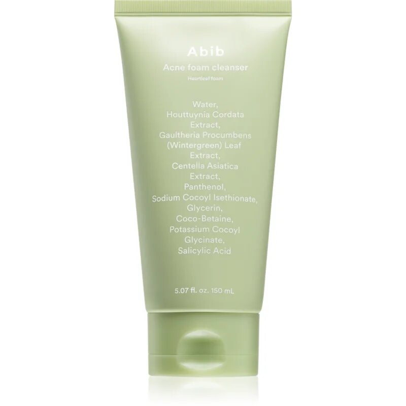Abib Heartleaf Mild Foam Cleanser pomirjevalna čistilna pena za problematično kožo akne 150 ml