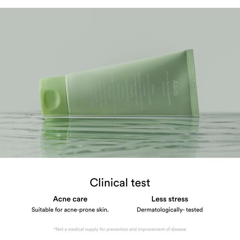 Abib Heartleaf Mild Foam Cleanser pomirjevalna čistilna pena za problematično kožo akne 150 ml
