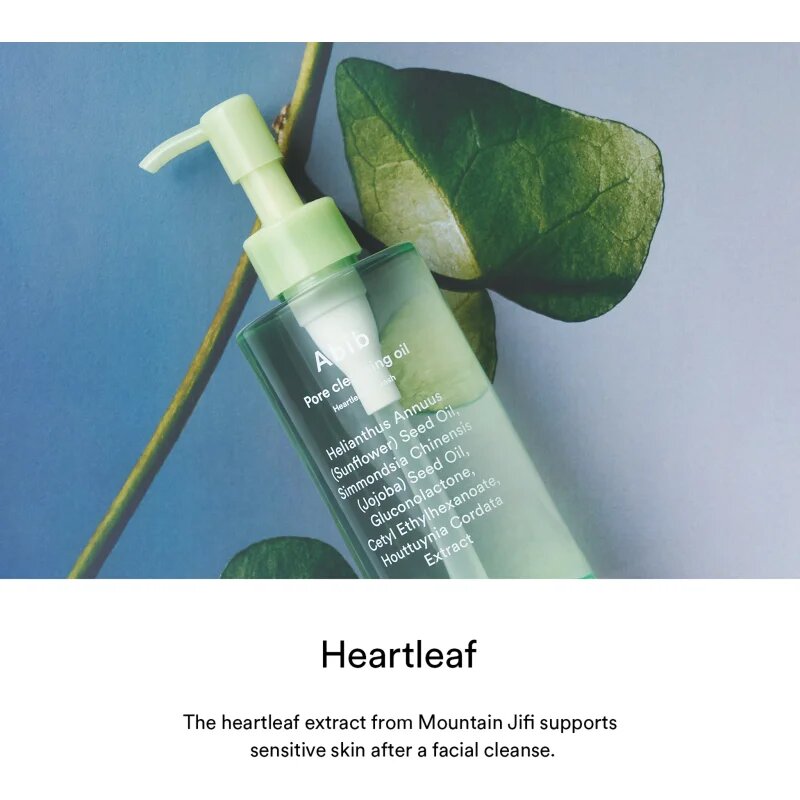 Abib Heartleaf Pore Cleansing Oil-wash nežno čistilno olje s pomirjajočim učinkom 200 ml