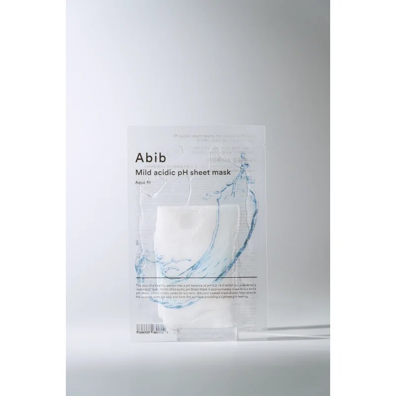 Abib Mild Acidic pH Sheet Mask Aqua Fit maska iz platna za intenzivno hidracijo 30 ml